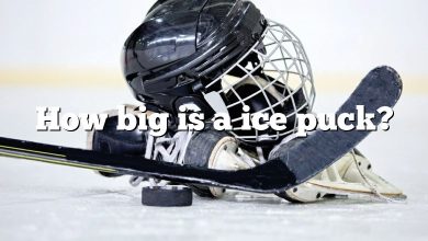 How big is a ice puck?