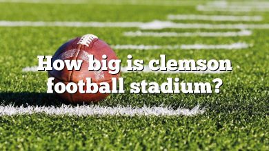 How big is clemson football stadium?