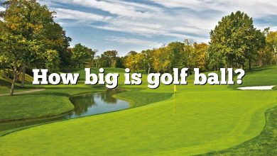 How big is golf ball?