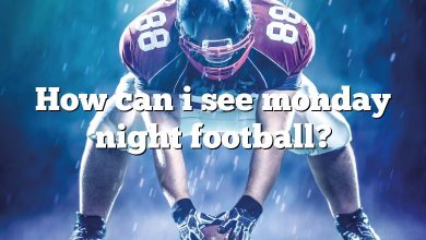 How can i see monday night football?