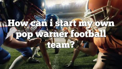 How can i start my own pop warner football team?