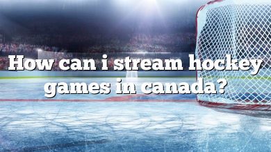 How can i stream hockey games in canada?