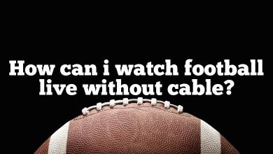 How can i watch football live without cable?