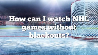 How can I watch NHL games without blackouts?