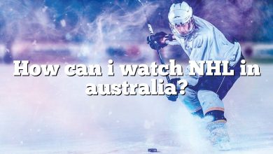 How can i watch NHL in australia?