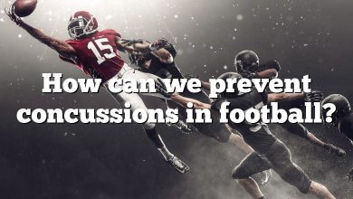 How can we prevent concussions in football?