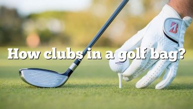 How clubs in a golf bag?