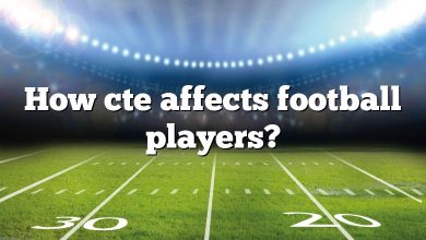 How cte affects football players?