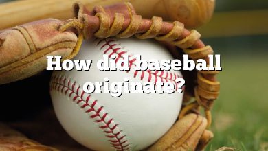 How did baseball originate?