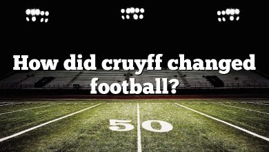 How did cruyff changed football?