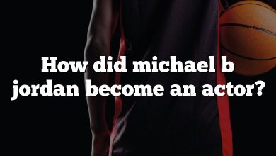 How did michael b jordan become an actor?