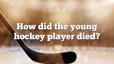 How did the young hockey player died?