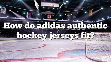 How do adidas authentic hockey jerseys fit?