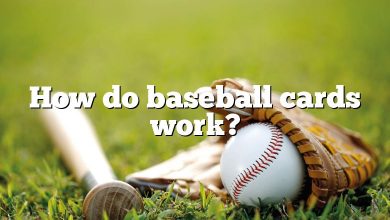 How do baseball cards work?