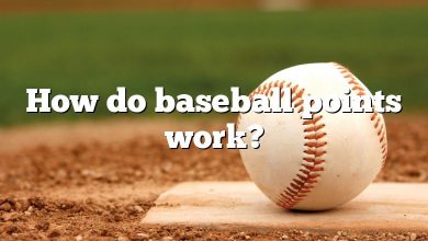 How do baseball points work?