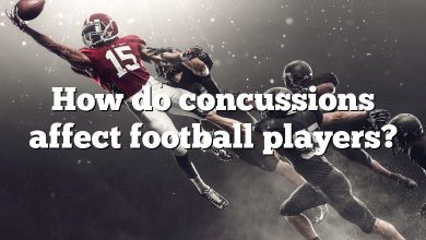 How do concussions affect football players?
