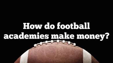 How do football academies make money?