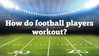 How do football players workout?