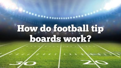 How do football tip boards work?