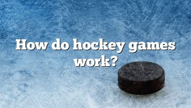 How do hockey games work?