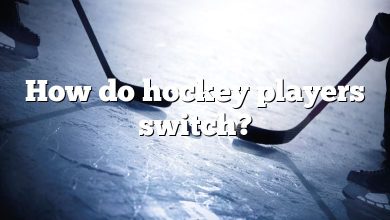 How do hockey players switch?