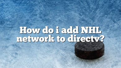 How do i add NHL network to directv?