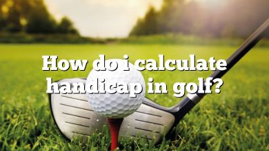 How do i calculate handicap in golf?