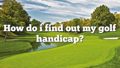 How do i find out my golf handicap?