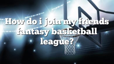 How do i join my friends fantasy basketball league?