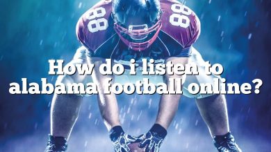 How do i listen to alabama football online?