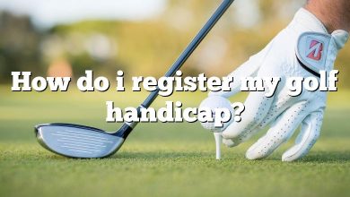 How do i register my golf handicap?