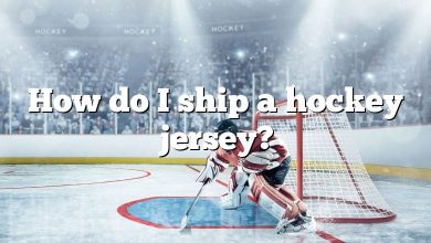 How do I ship a hockey jersey?