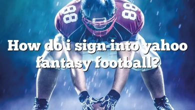 How do i sign into yahoo fantasy football?