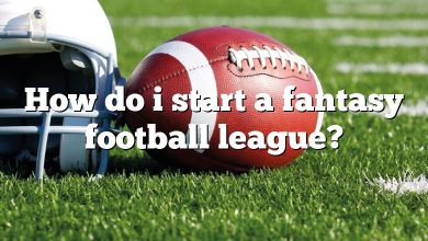 How do i start a fantasy football league?