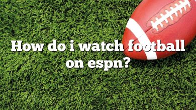 How do i watch football on espn?