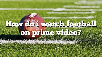 How do i watch football on prime video?