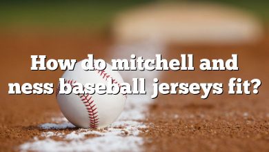 How do mitchell and ness baseball jerseys fit?