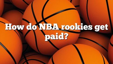 How do NBA rookies get paid?