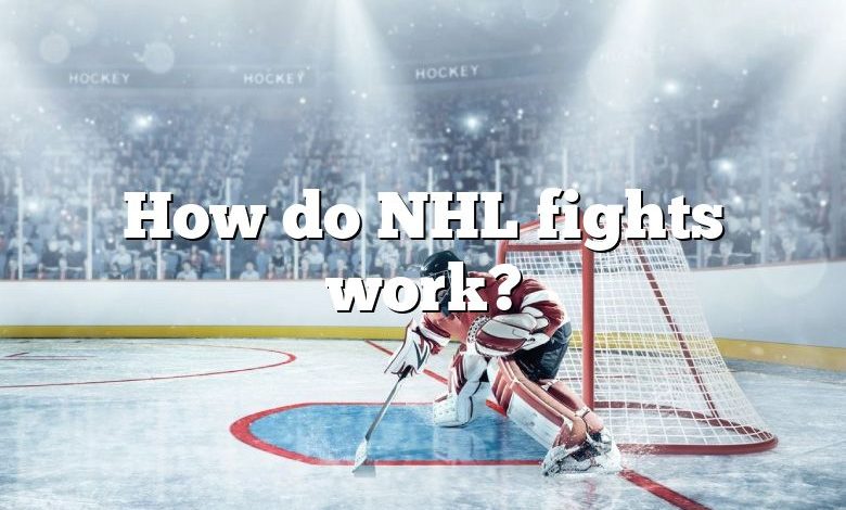 How do NHL fights work?