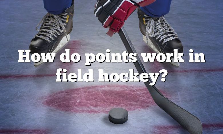 How do points work in field hockey?