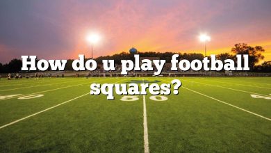 How do u play football squares?