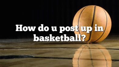 How do u post up in basketball?