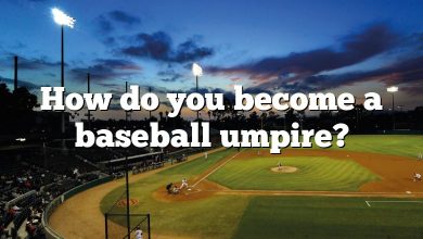 How do you become a baseball umpire?