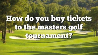 How do you buy tickets to the masters golf tournament?