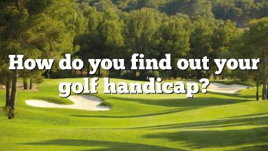 How do you find out your golf handicap?