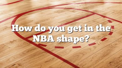 How do you get in the NBA shape?