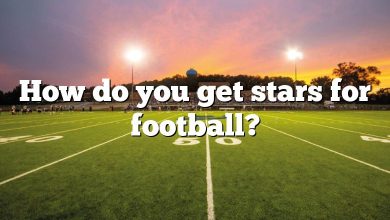 How do you get stars for football?