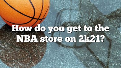 How do you get to the NBA store on 2k21?