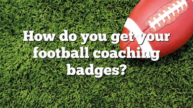 How do you get your football coaching badges?