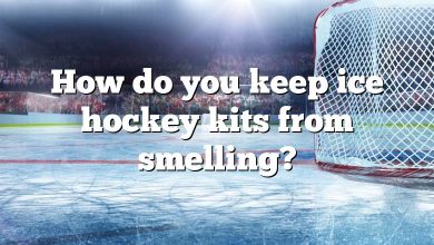 How do you keep ice hockey kits from smelling?